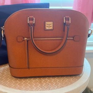 Dooney & Bourke Domed Zipped Satchel Purse